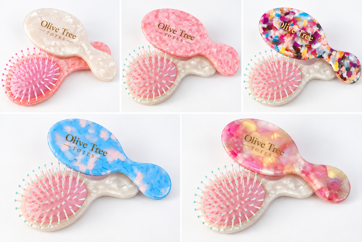 Mini bolsos Cepillos para el cabello